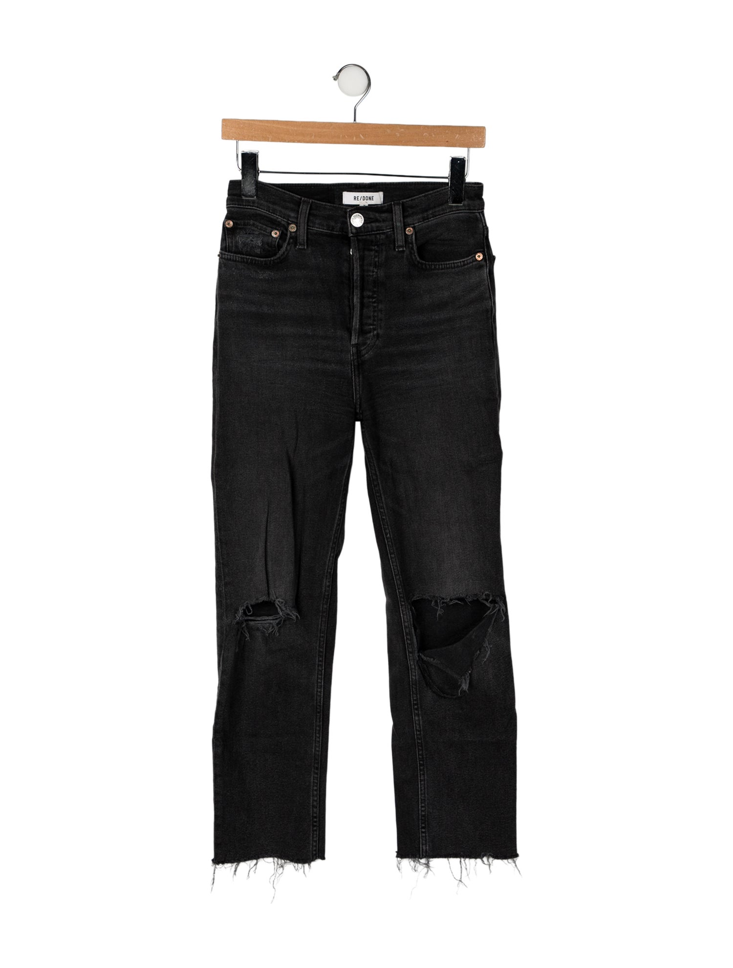 RE/DONE Mid-Rise Straight Leg Jeans