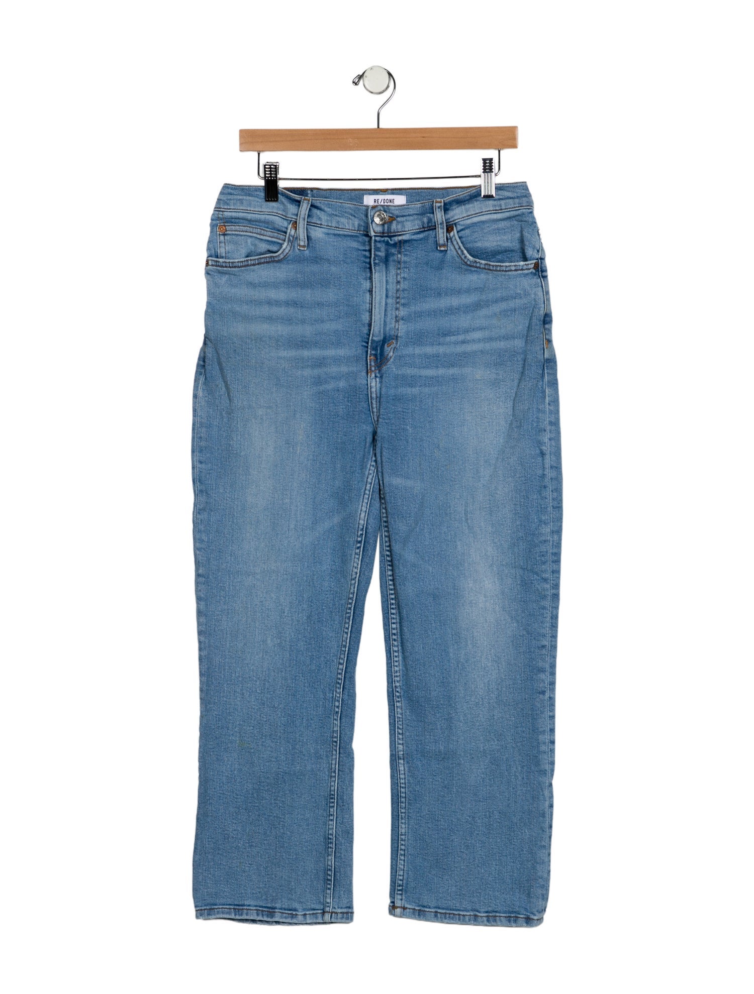 RE/DONE Mid-Rise Wide Leg Jeans