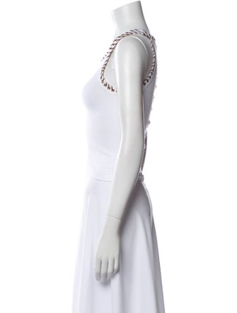 RE/DONE Scoop Neck Sleeveless Crop Top