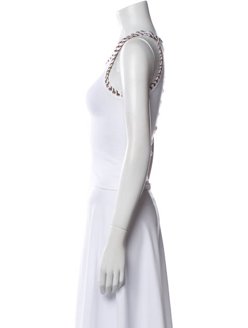 RE/DONE Scoop Neck Sleeveless Crop Top