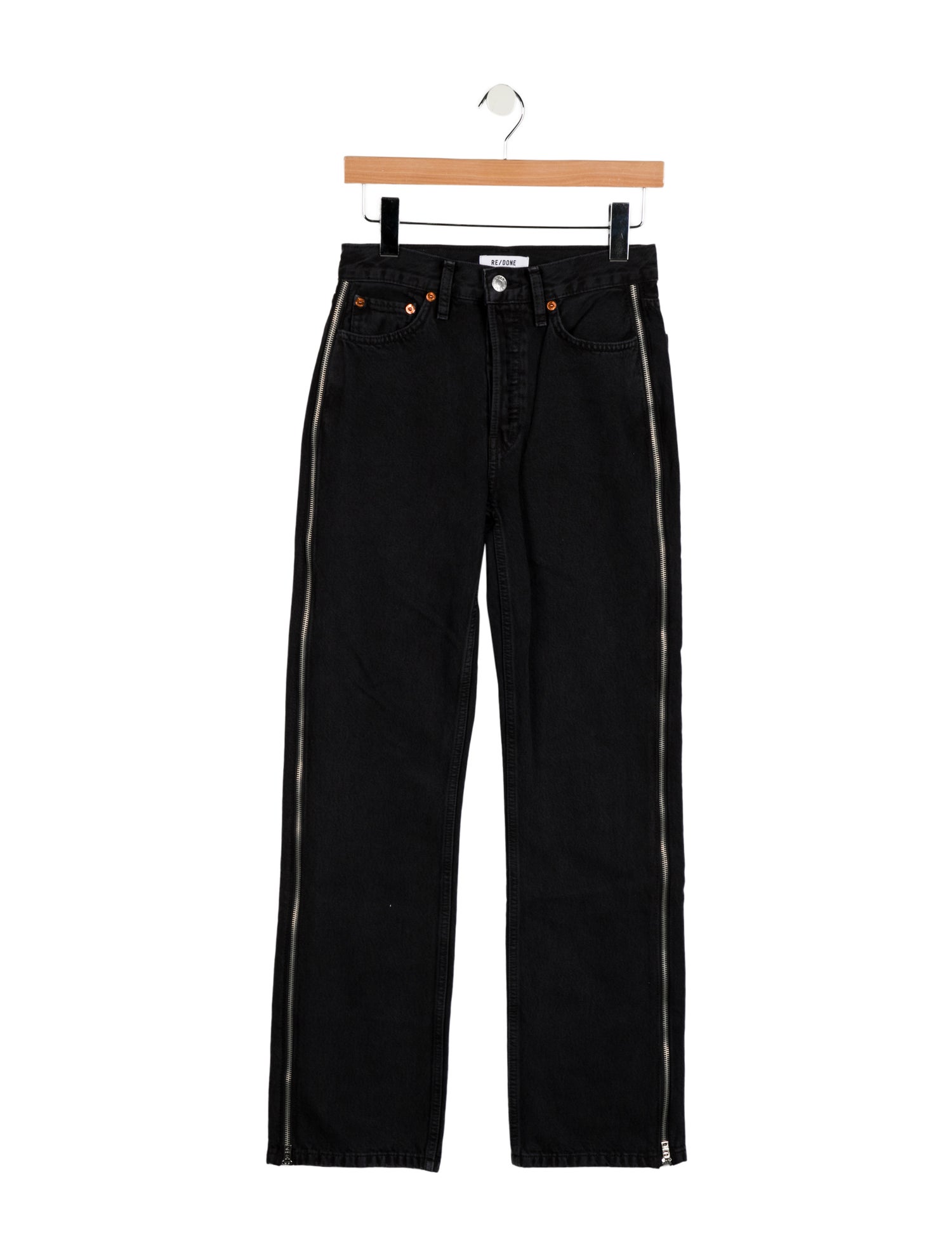 RE/DONE Mid-Rise Wide Leg Jeans w/ Tags