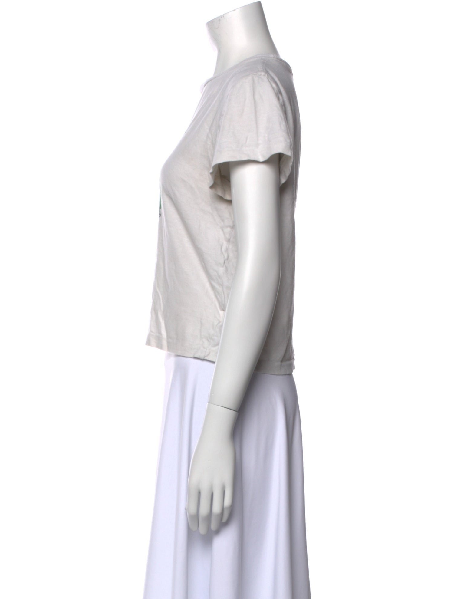 RE/DONE Graphic Print Crew Neck T-Shirt