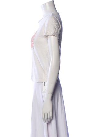 RE/DONE Graphic Print Crew Neck T-Shirt