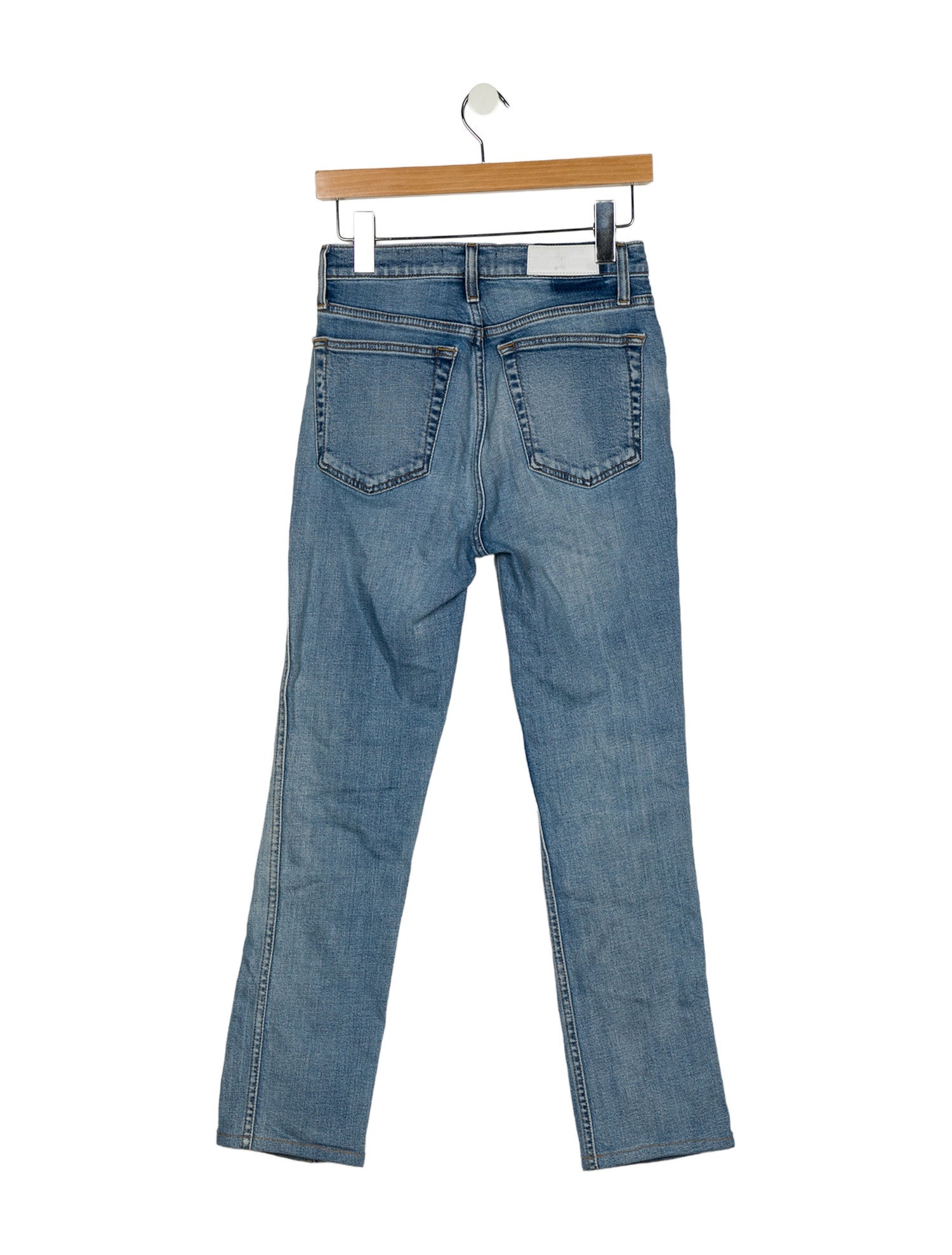 RE/DONE Mid-Rise Straight Leg Jeans