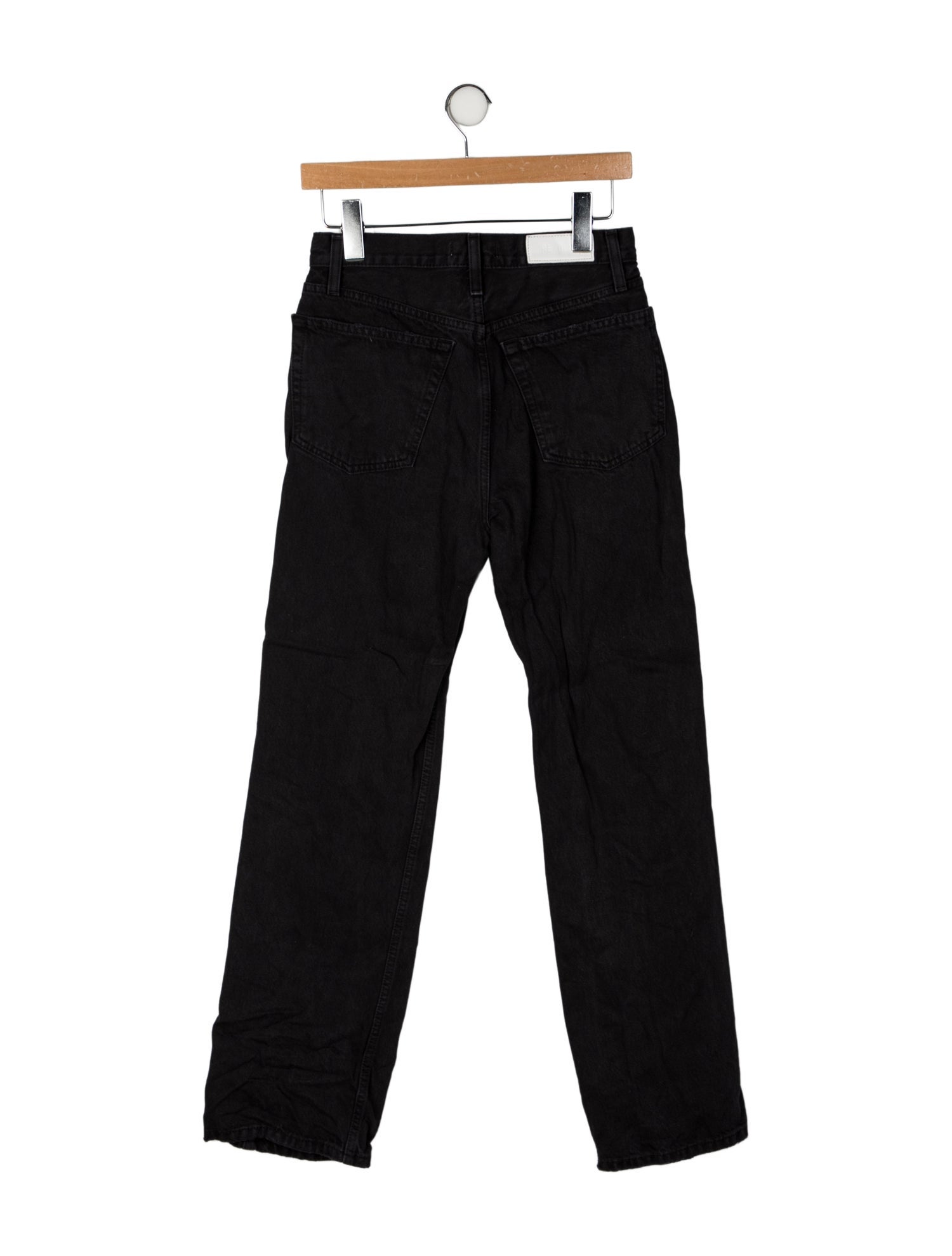 RE/DONE High-Rise Straight Leg Jeans