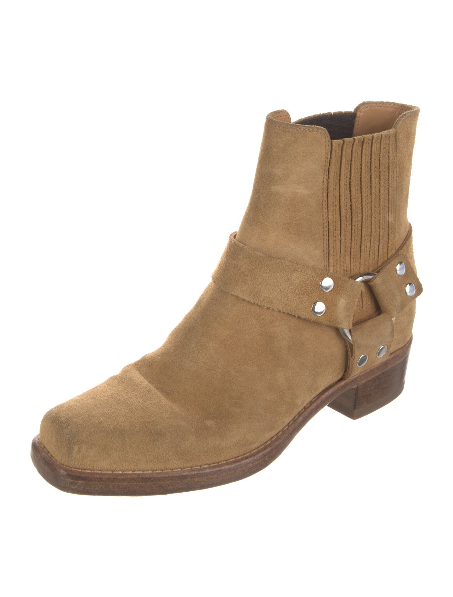 RE/DONE Suede Moto Boots