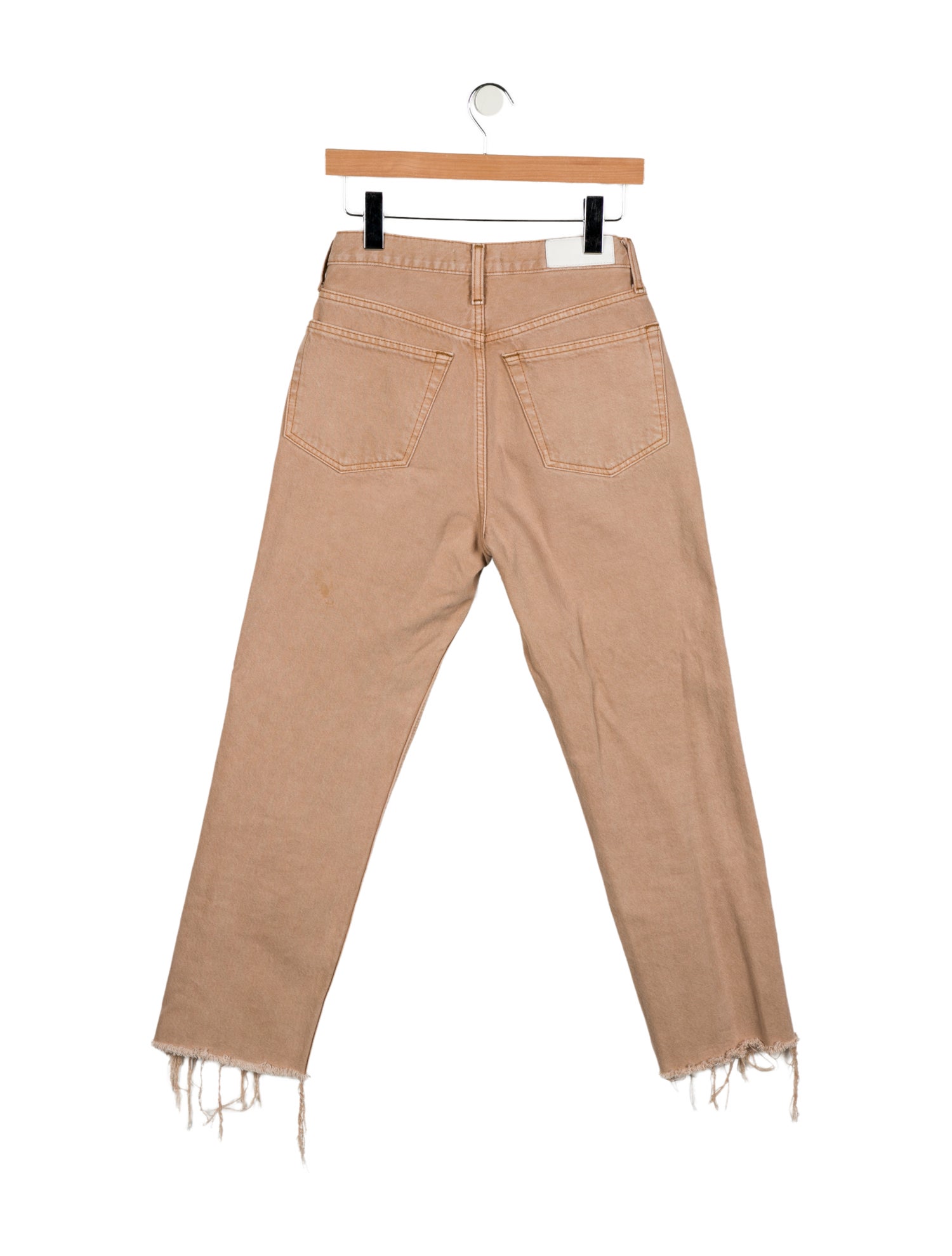 RE/DONE High-Rise Straight Leg Jeans
