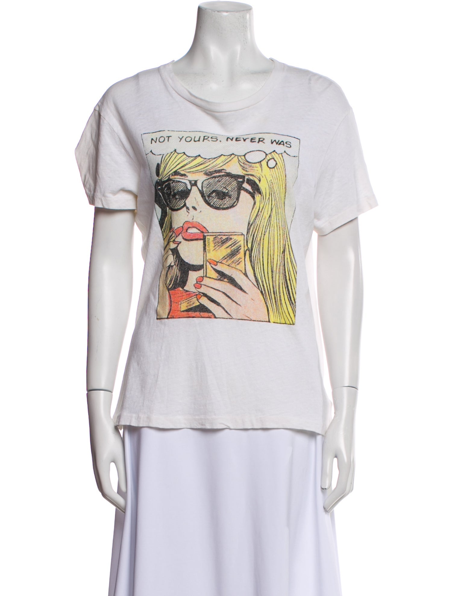 RE/DONE Graphic Print Crew Neck T-Shirt