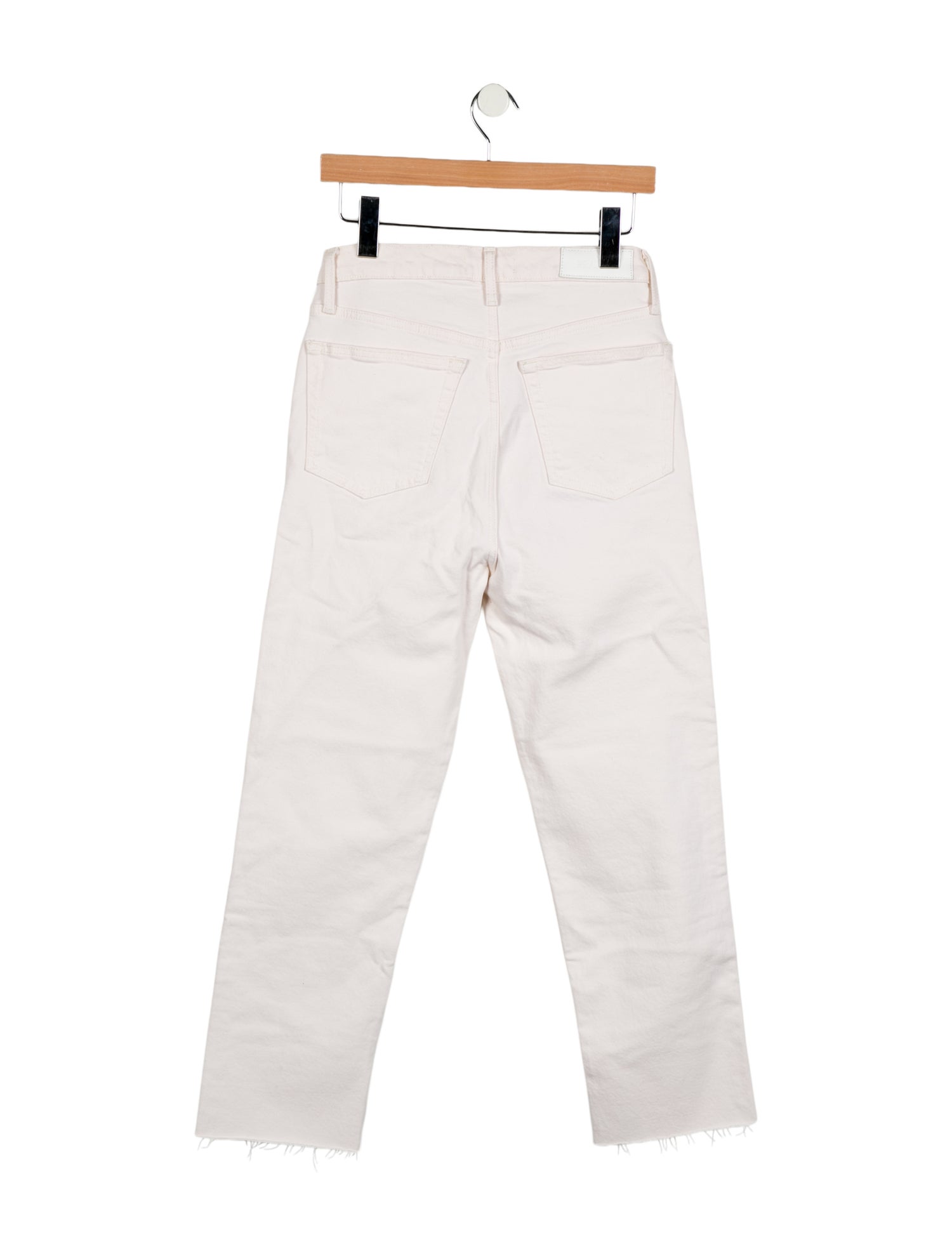 RE/DONE High-Rise Straight Leg Jeans