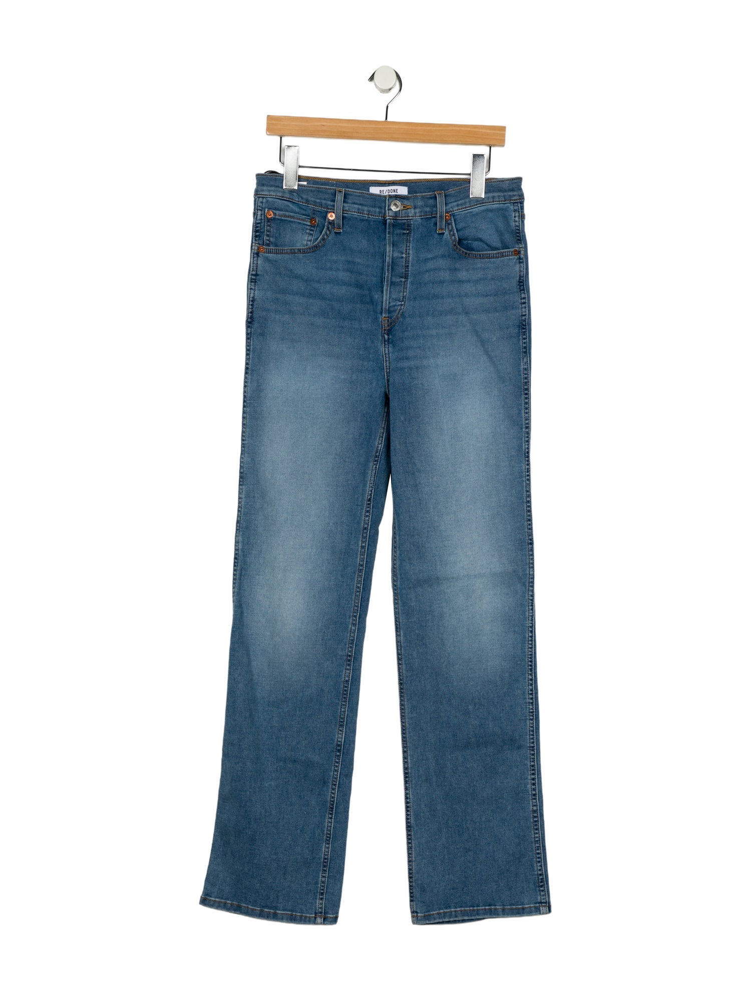 RE/DONE High-Rise Wide Leg Jeans
