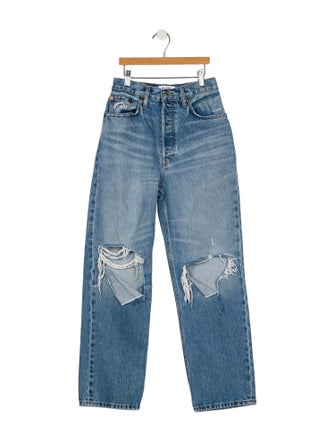 RE/DONE High-Rise Wide Leg Jeans
