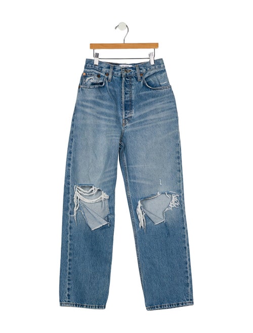 RE/DONE High-Rise Wide Leg Jeans