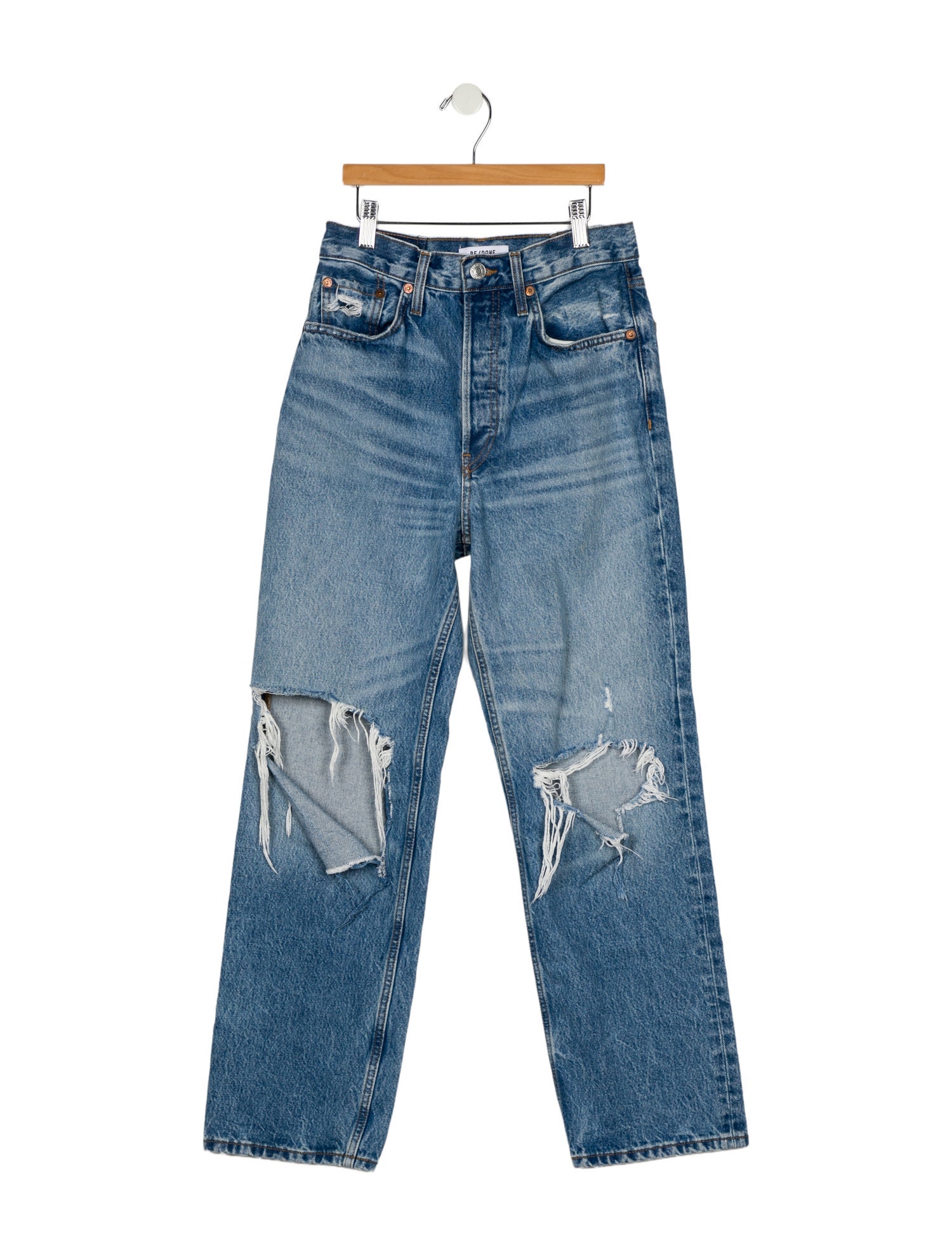 RE/DONE High-Rise Wide Leg Jeans