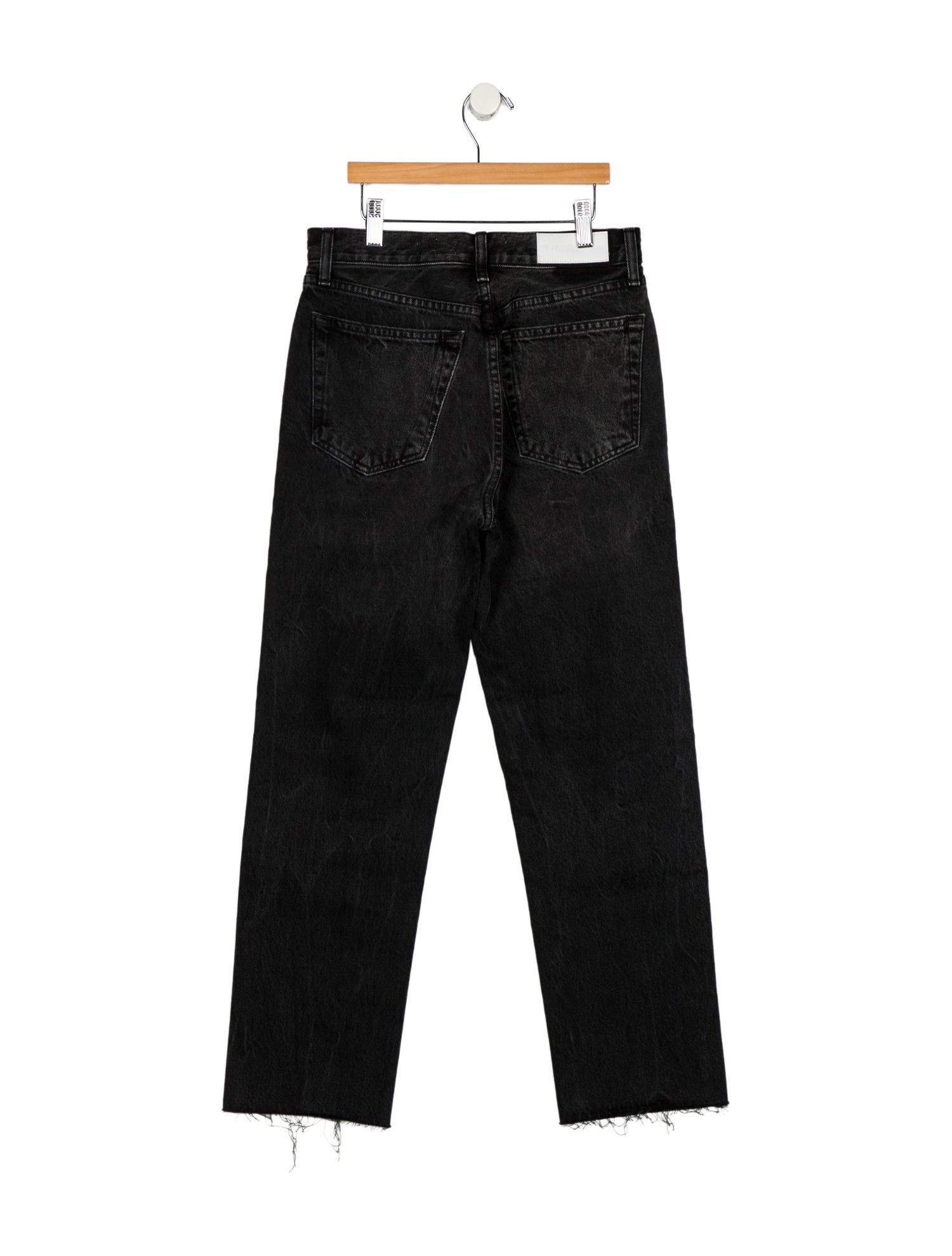 RE/DONE High-Rise Straight Leg Jeans