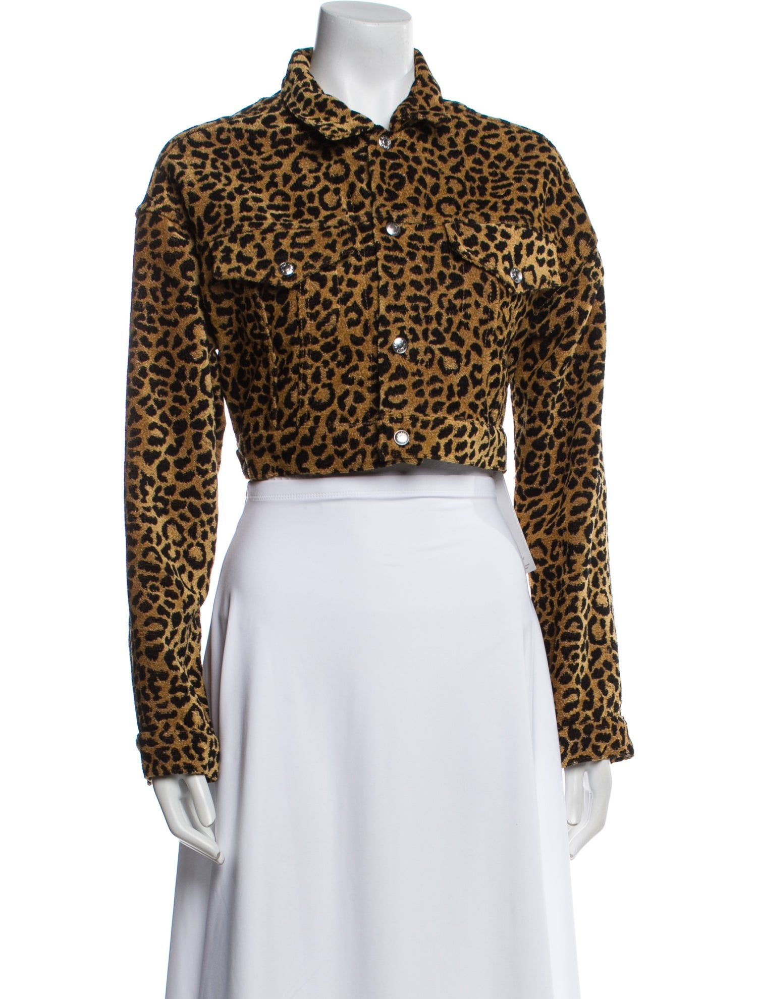 RE/DONE Animal Print Bolero