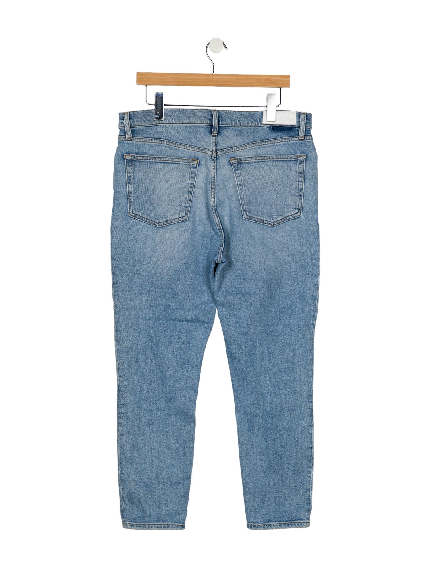 RE/DONE High-Rise Straight Leg Jeans