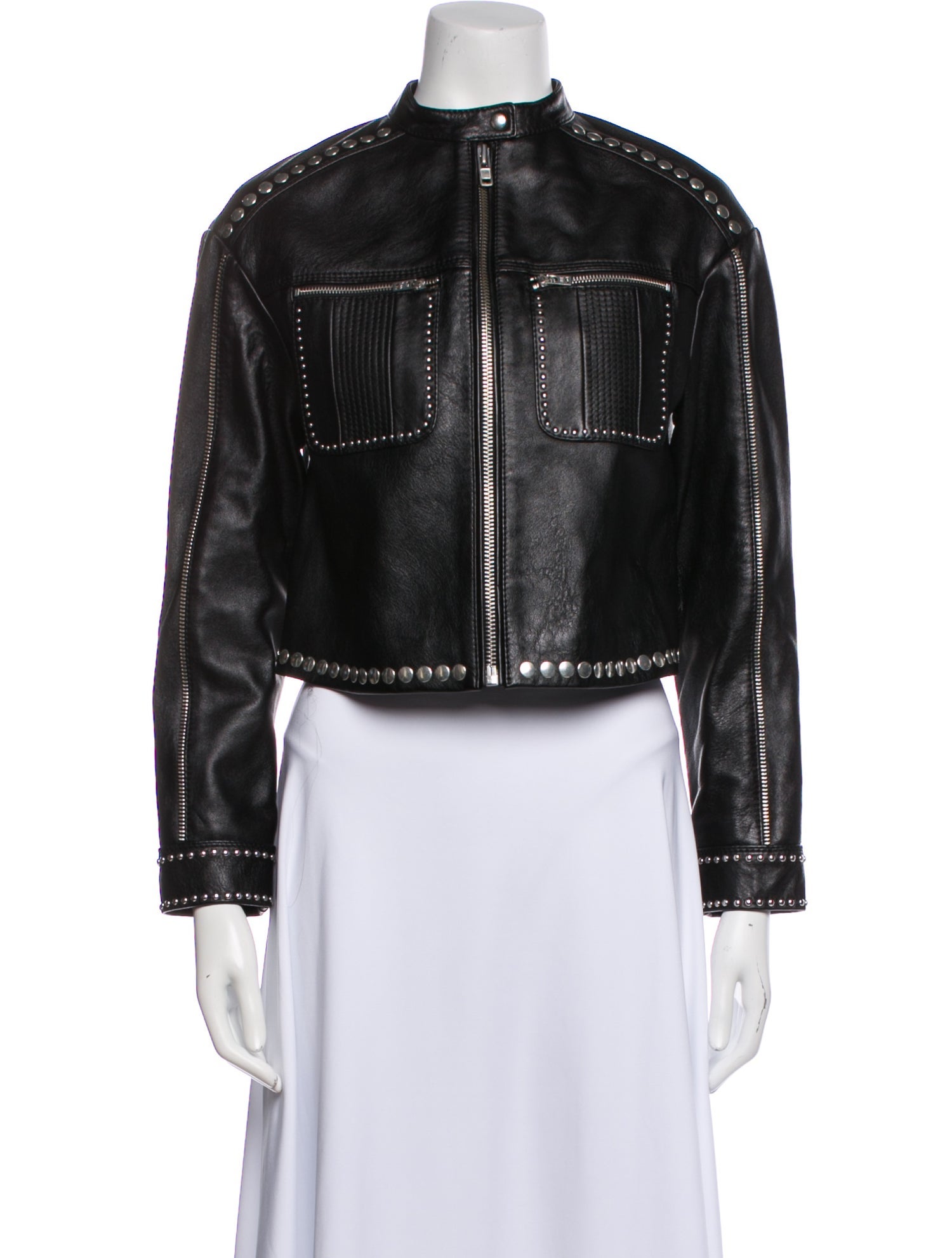 RE/DONE Leather Biker Jacket