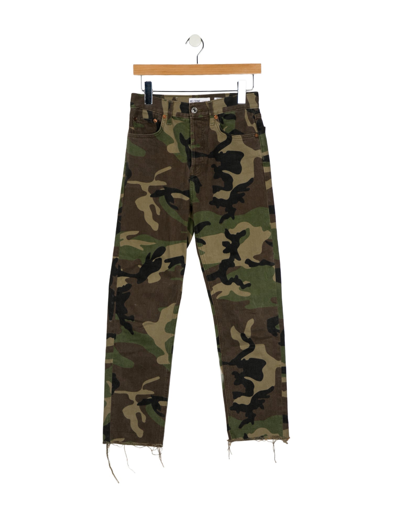 RE/DONE Mid-Rise Straight Leg Jeans