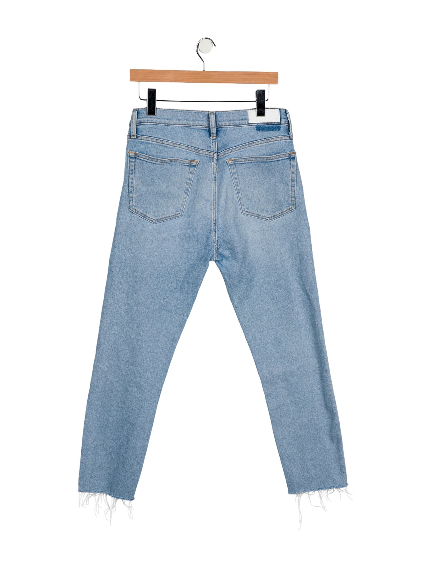 RE/DONE High-Rise Straight Leg Jeans