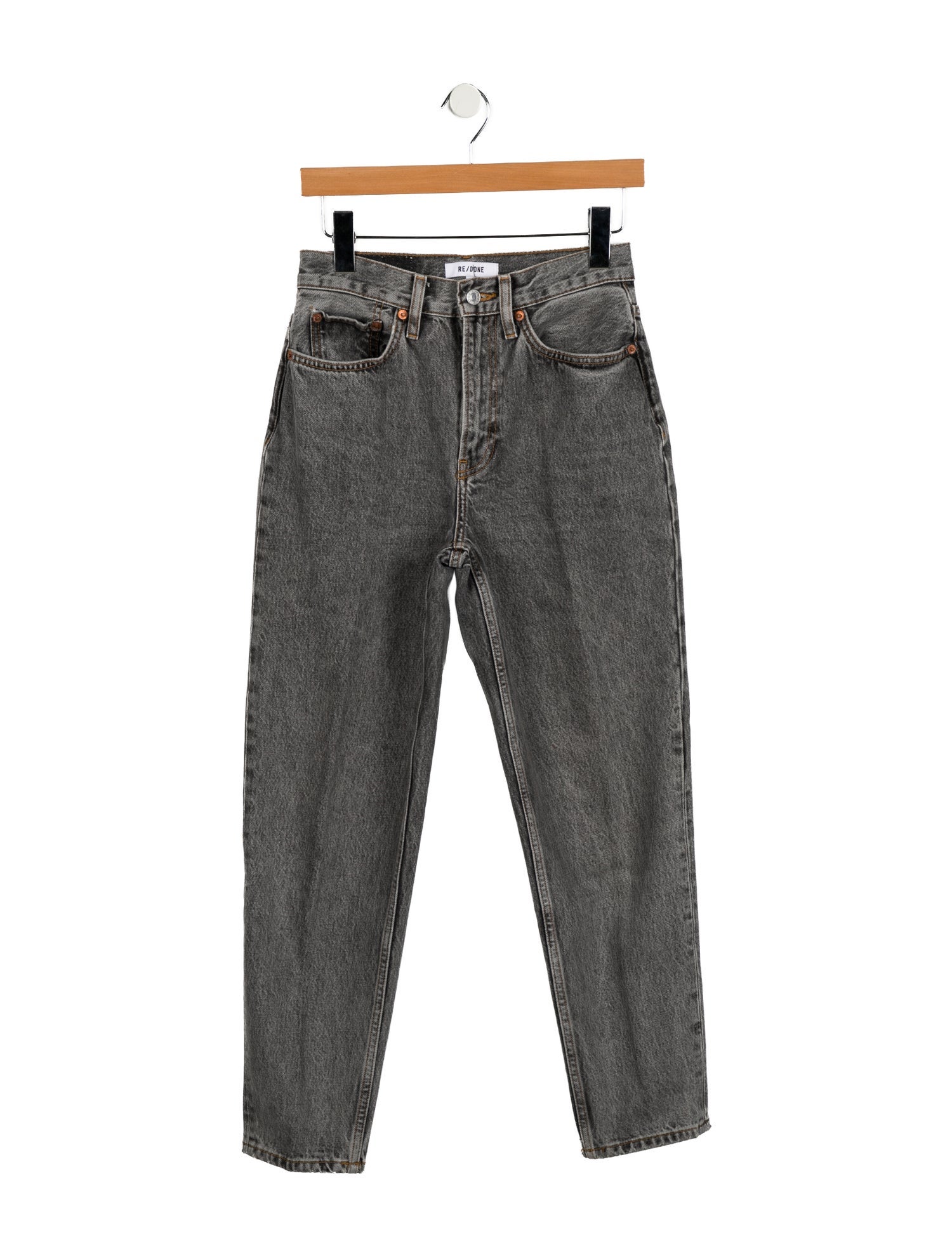 RE/DONE Mid-Rise Straight Leg Jeans