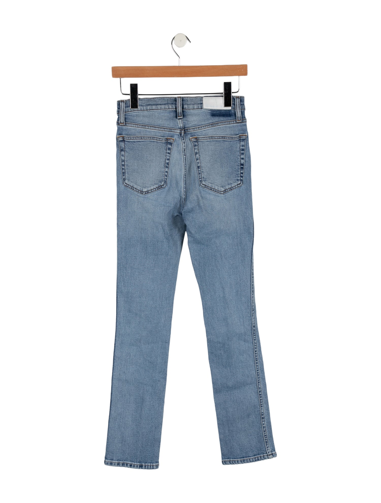 RE/DONE Mid-Rise Straight Leg Jeans