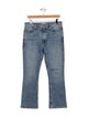 RE/DONE Mid Rise Kick Flare Stretch Straight Leg Jeans