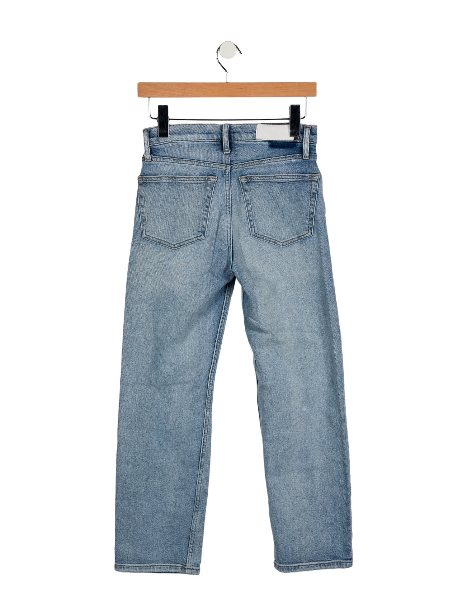 RE/DONE Mid-Rise Straight Leg Jeans