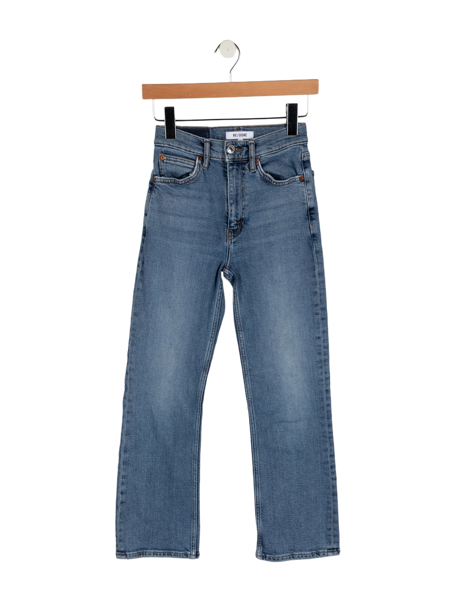 RE/DONE Mid-Rise Straight Leg Jeans