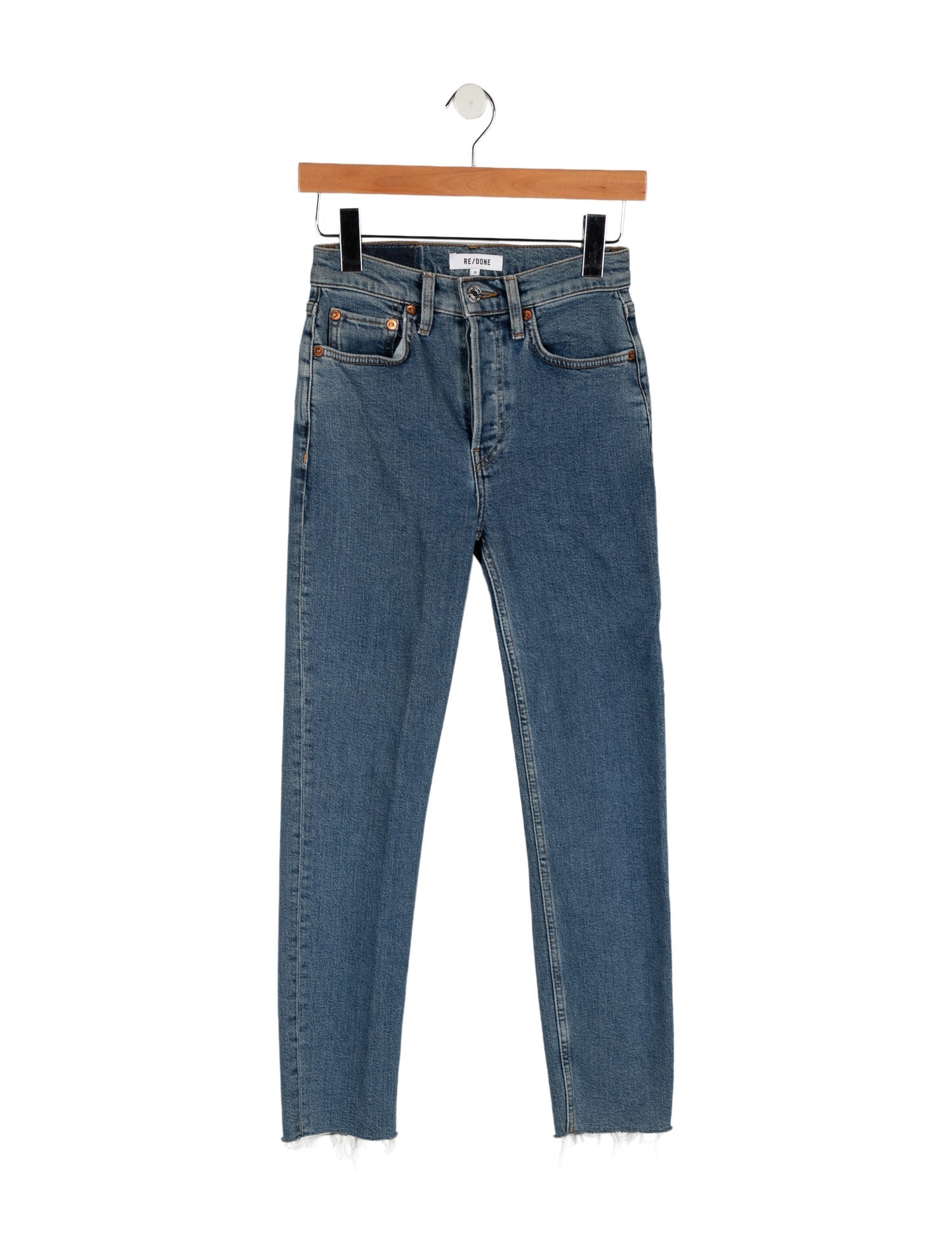 RE/DONE Mid-Rise Skinny Leg Jeans