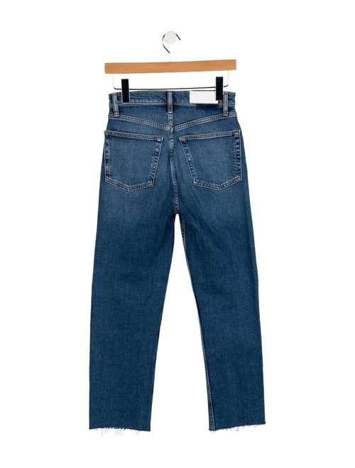 RE/DONE High-Rise Straight Leg Jeans