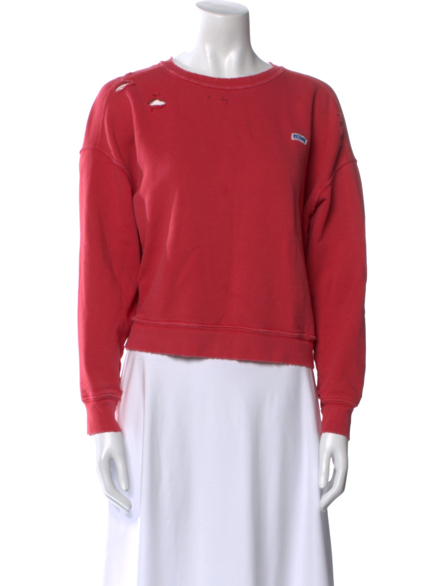 RE/DONE Crew Neck Long Sleeve Sweatshirt