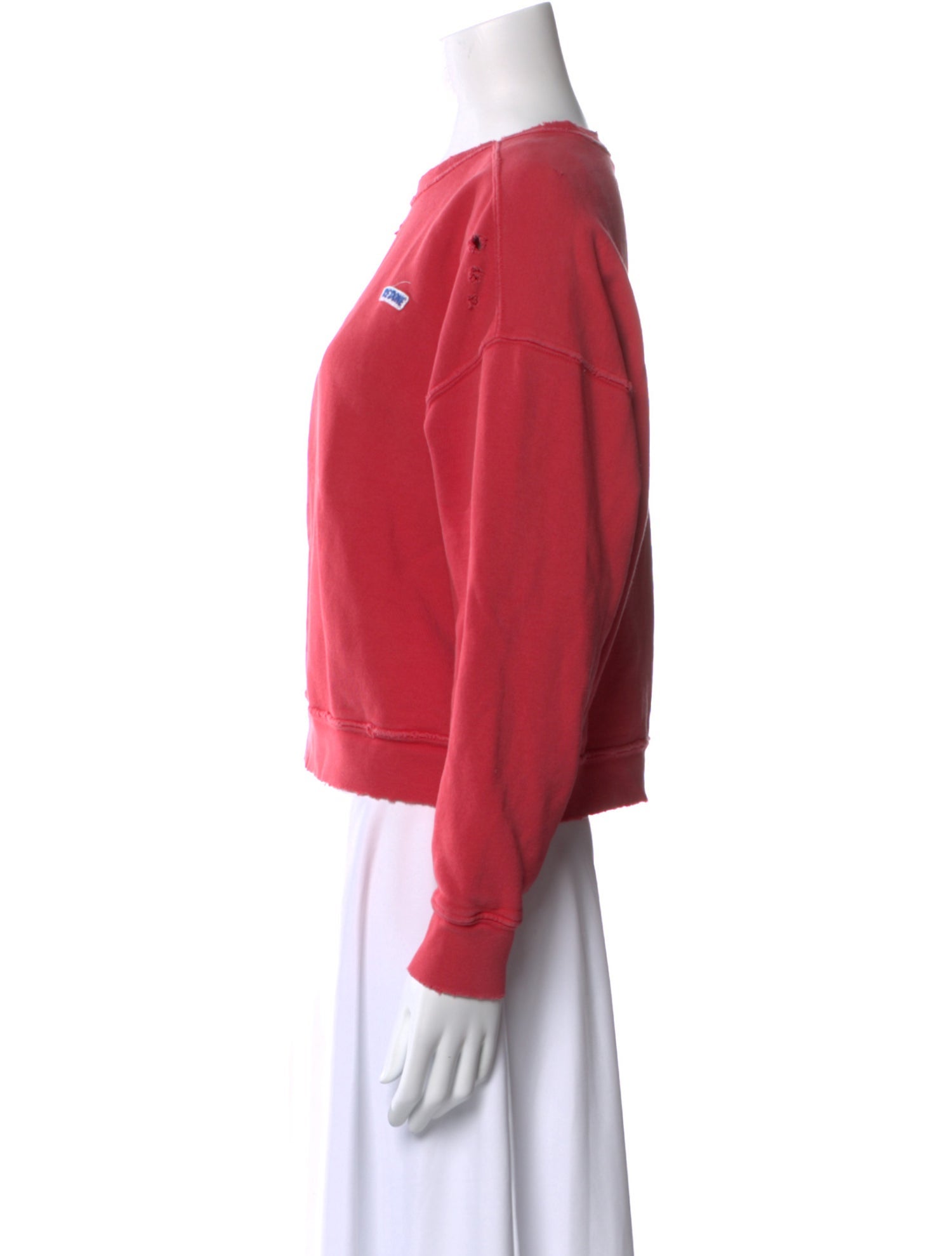 RE/DONE Crew Neck Long Sleeve Sweatshirt