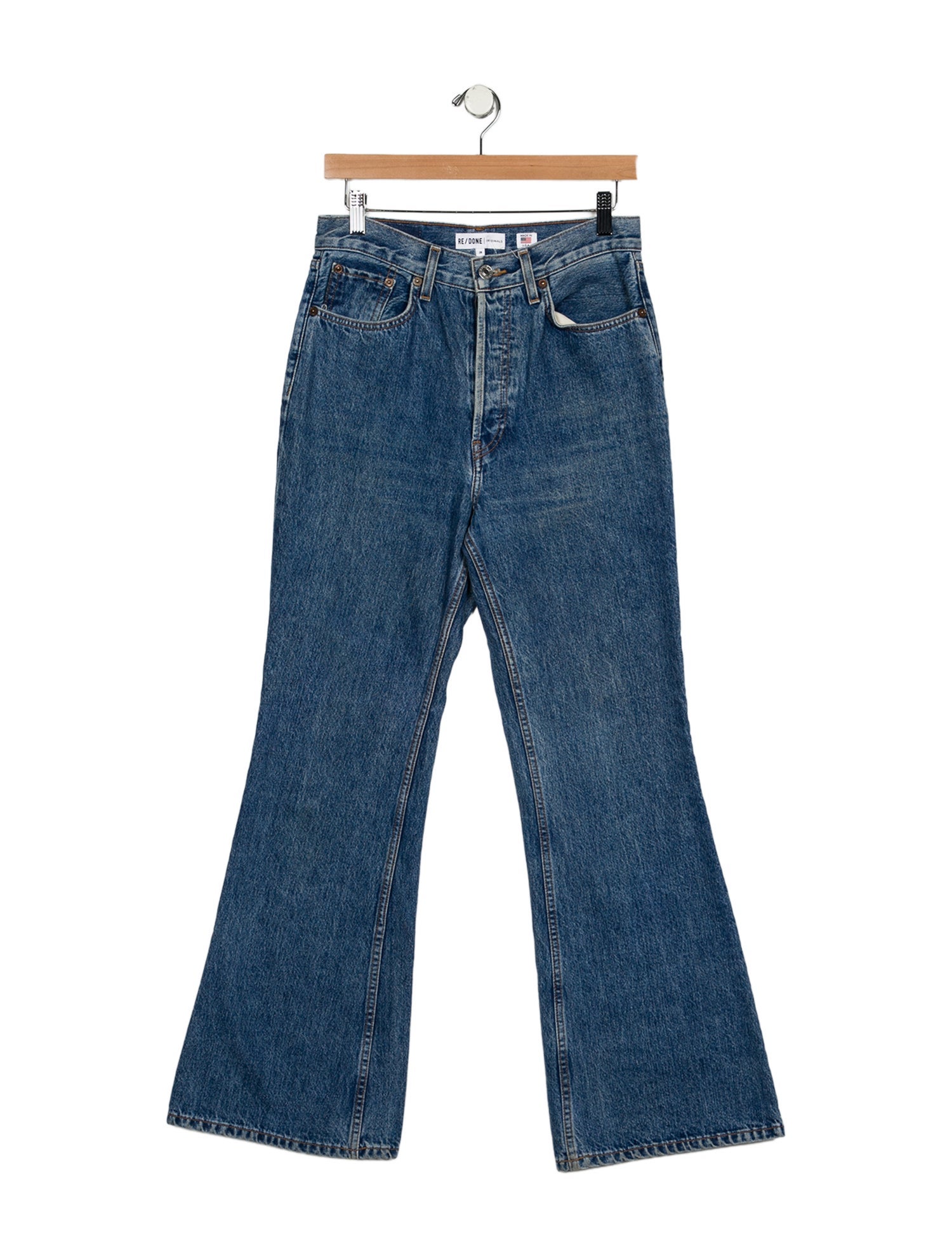 RE/DONE High-Rise Wide Leg Jeans