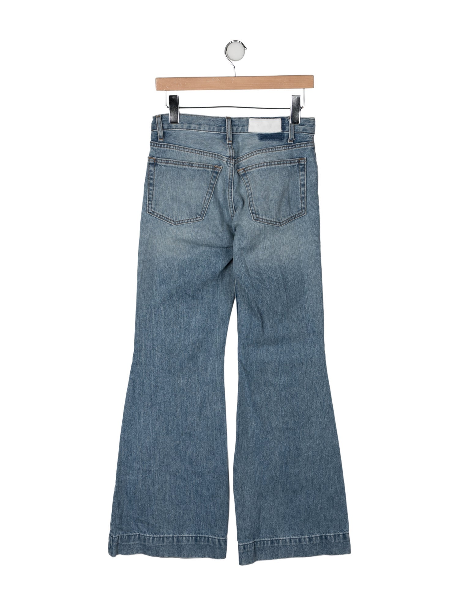 RE/DONE Low-Rise Wide Leg Jeans