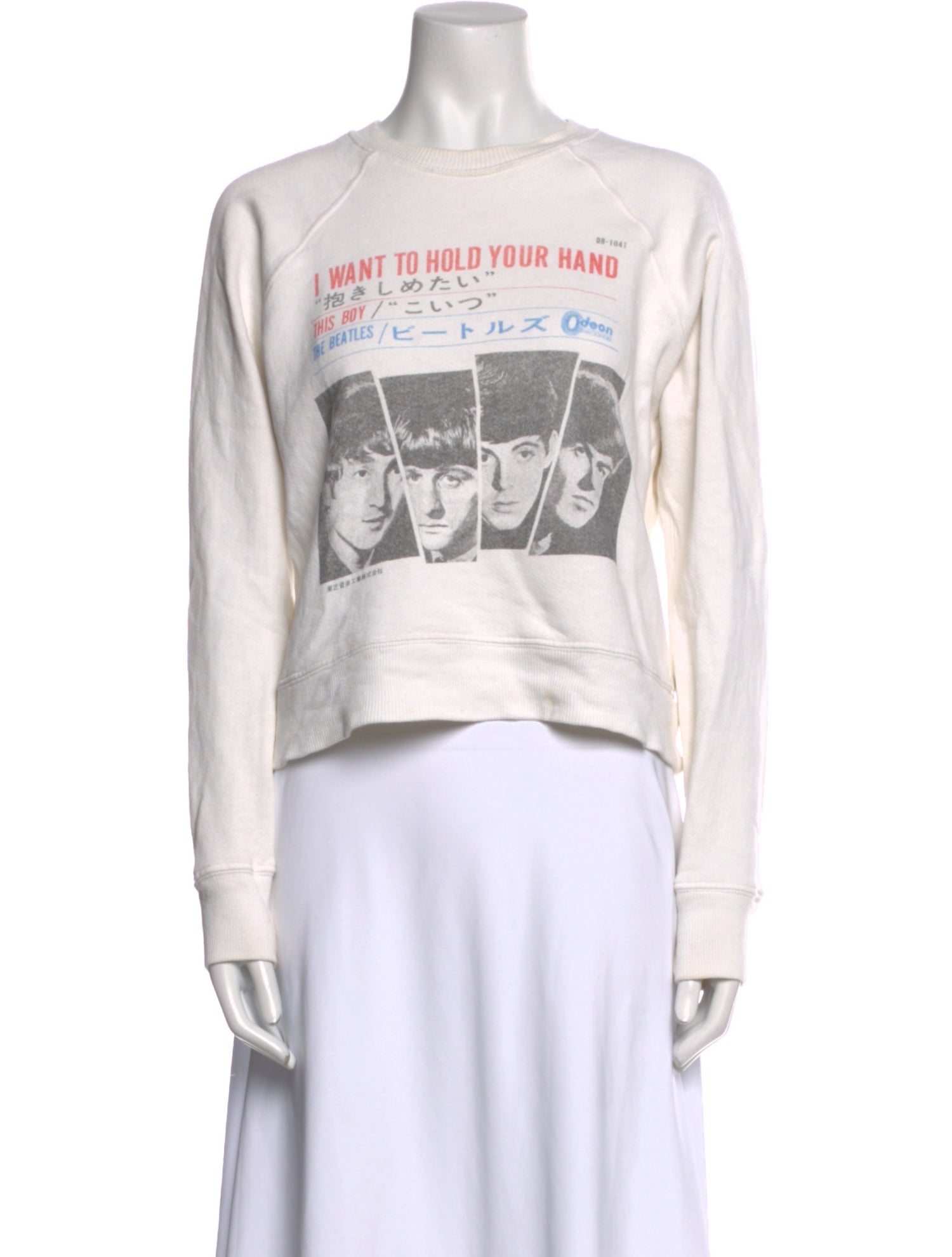 RE/DONE Graphic Print Crew Neck Sweatshirt