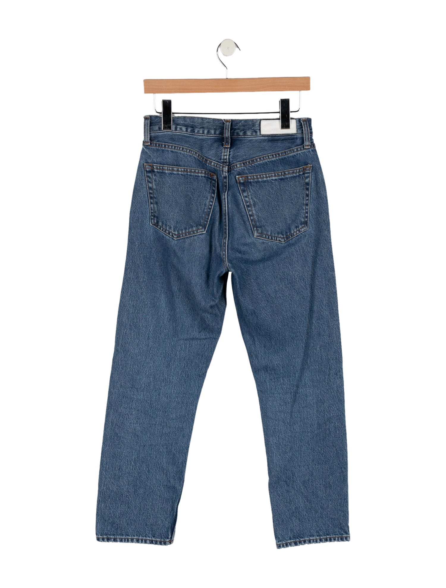 RE/DONE Mid-Rise Straight Leg Jeans