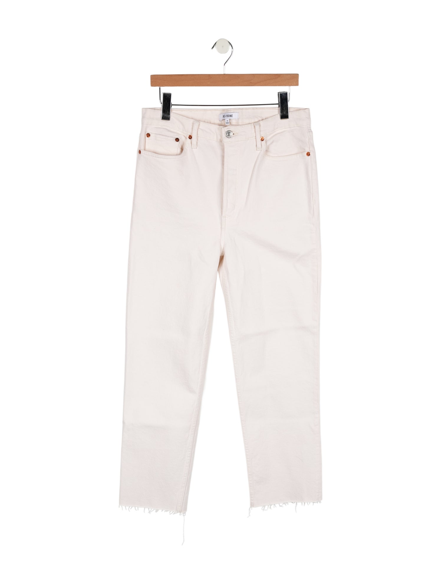 RE/DONE High-Rise Straight Leg Jeans