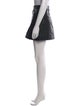 RE/DONE Leather Mini Skirt