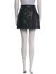 RE/DONE Leather Mini Skirt