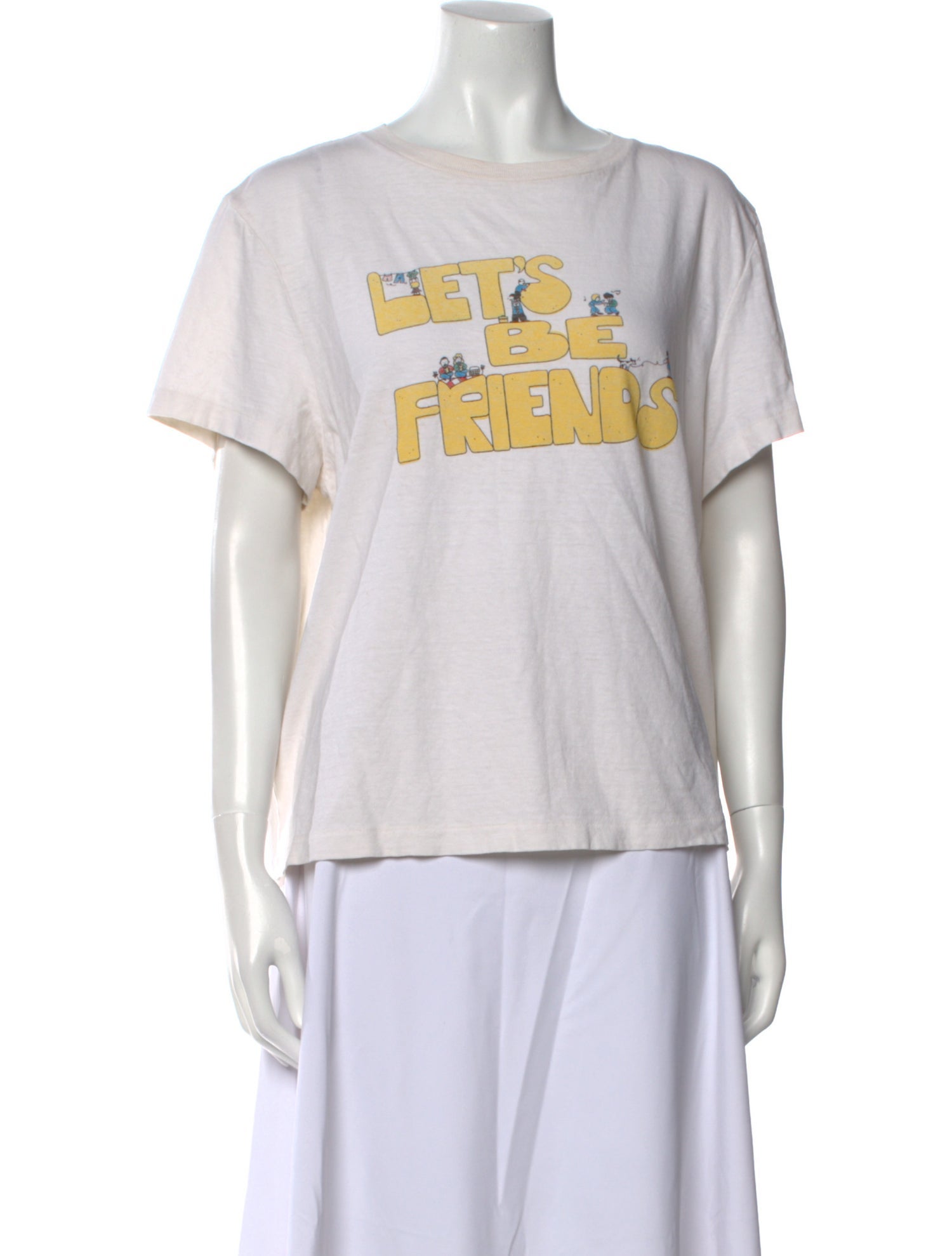 RE/DONE Graphic Print Crew Neck T-Shirt