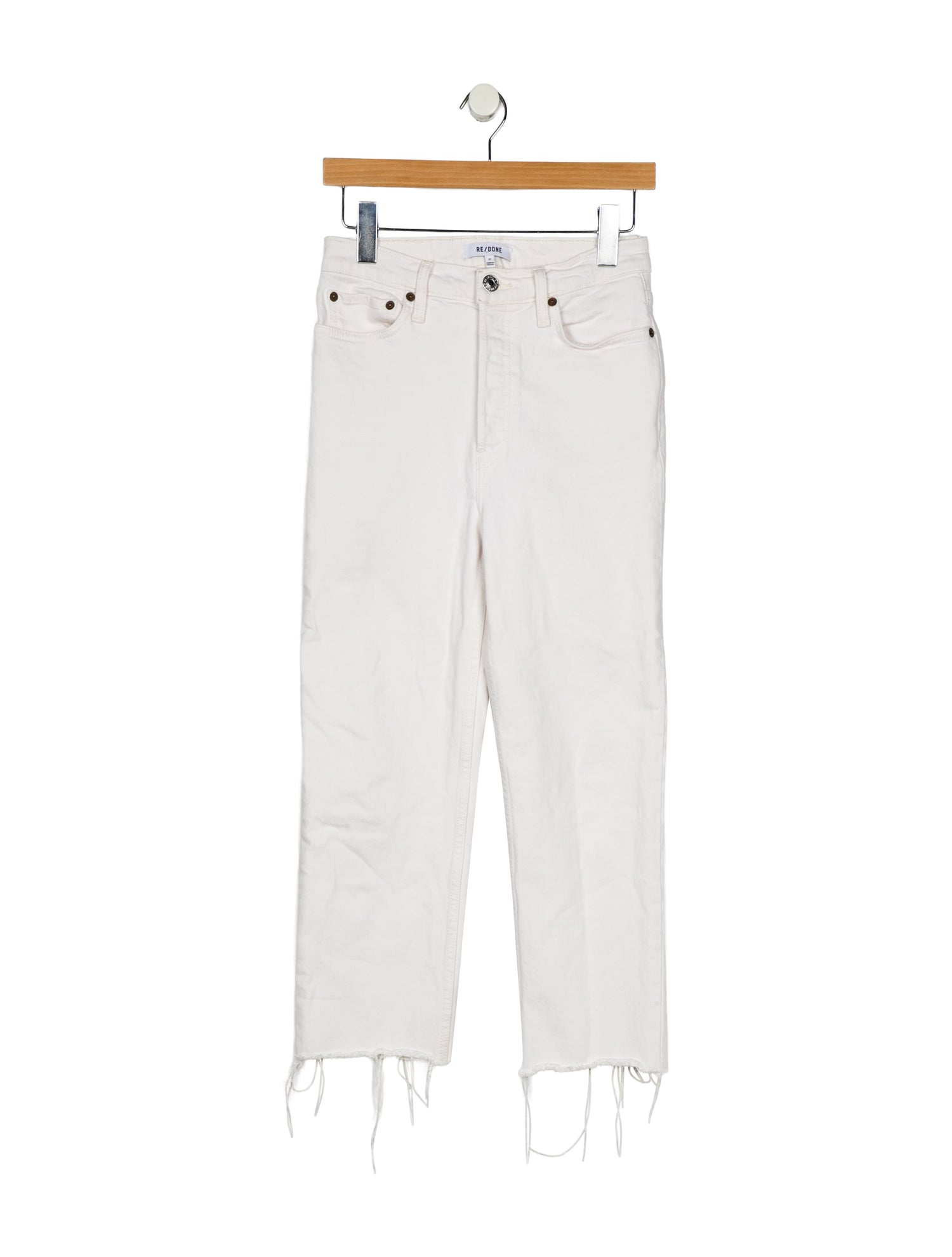 RE/DONE High-Rise Straight Leg Jeans