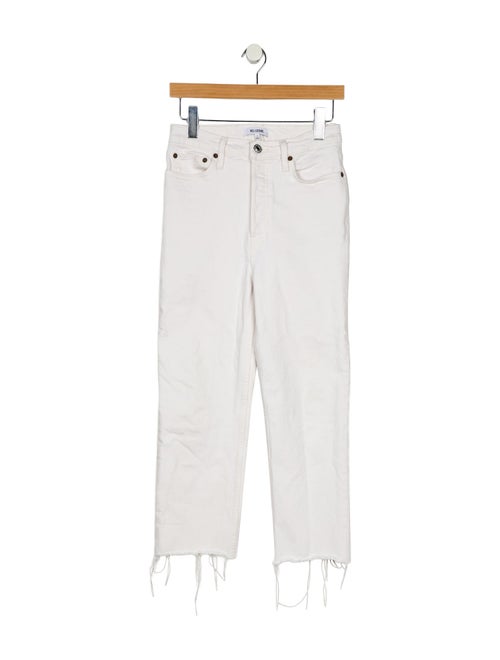 RE/DONE High-Rise Straight Leg Jeans