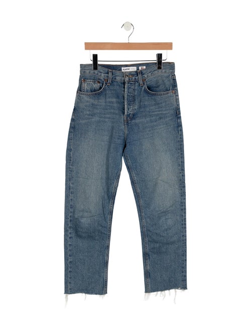 RE/DONE High-Rise Straight Leg Jeans