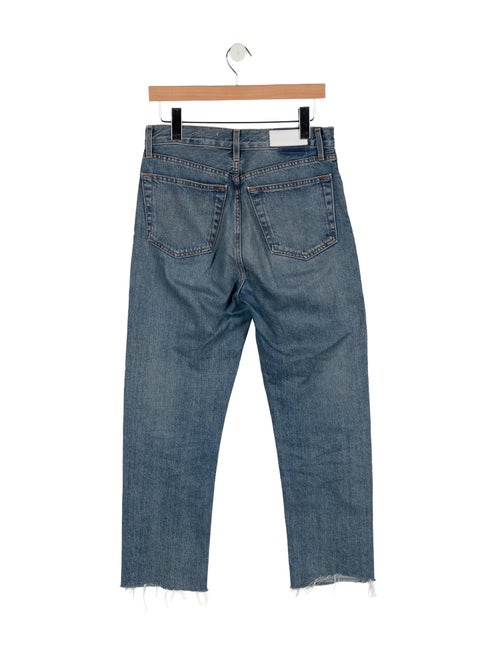 RE/DONE High-Rise Straight Leg Jeans