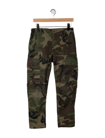RE/DONE Camouflage Print Straight Leg Pants