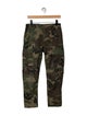 RE/DONE Camouflage Print Straight Leg Pants