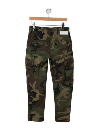 RE/DONE Camouflage Print Straight Leg Pants
