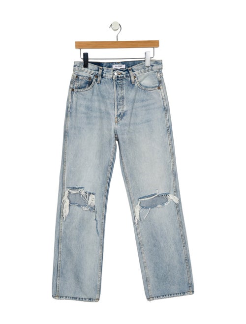 RE/DONE Mid-Rise Straight Leg Jeans