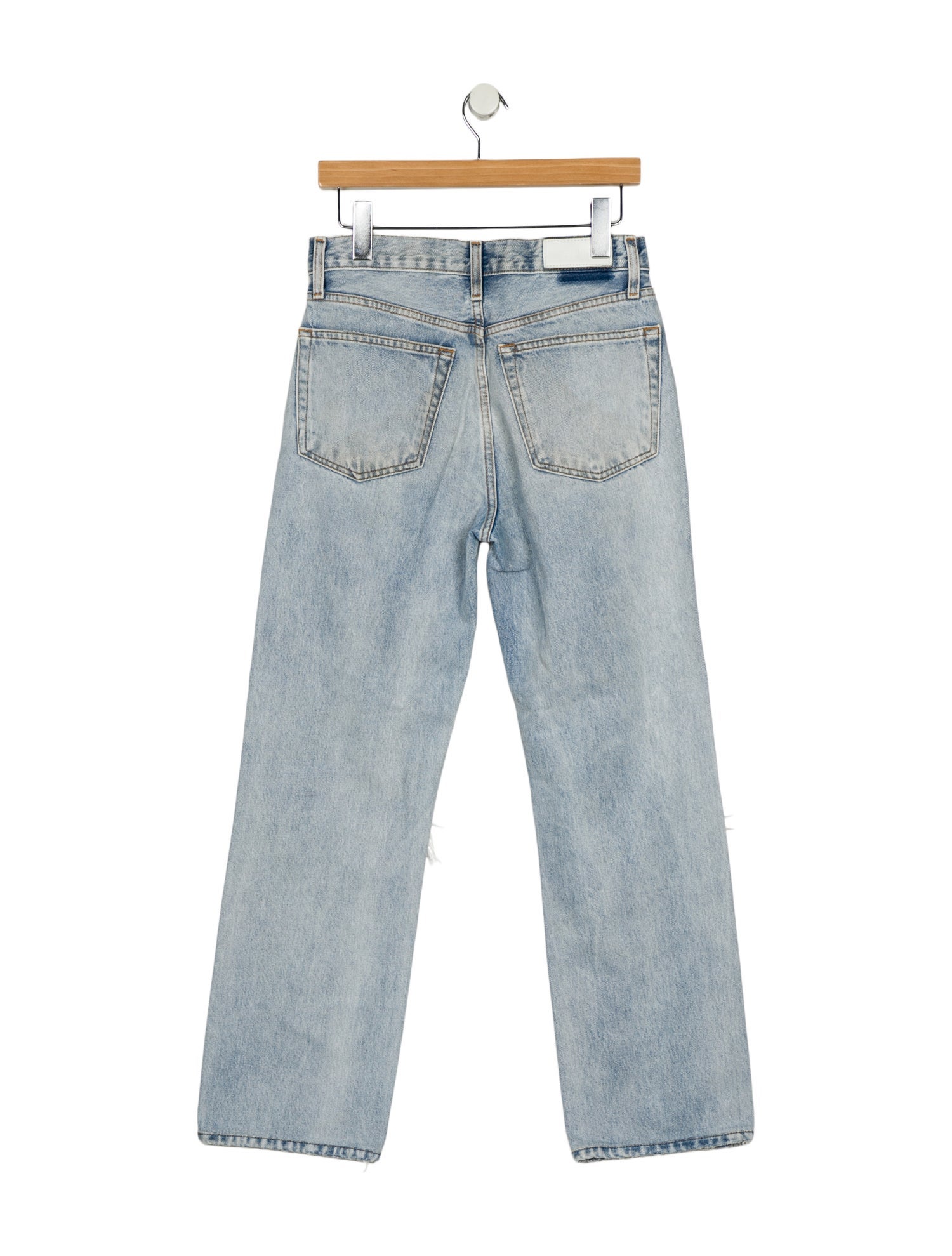 RE/DONE Mid-Rise Straight Leg Jeans