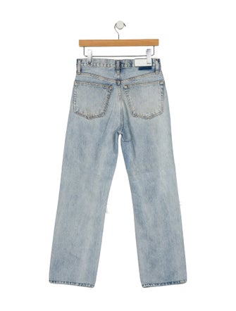 RE/DONE Mid-Rise Straight Leg Jeans